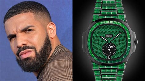 drake emerald watch|patek philippe nautilus watch.